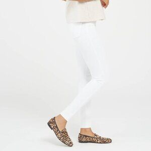 Spanx White Jeanish Compression Ankle Leggings Size Small